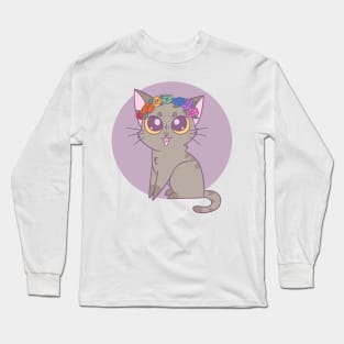 Subtle Gay Pride Cat Long Sleeve T-Shirt